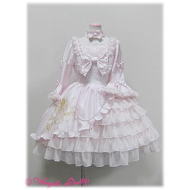 お値下げ　Angelic pretty クラシカルシャンパン　ワンピースひざ丈ワンピース