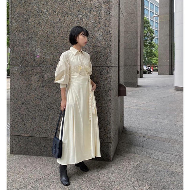 新品ameri MILLEFEUILLE SHIRT DRESS