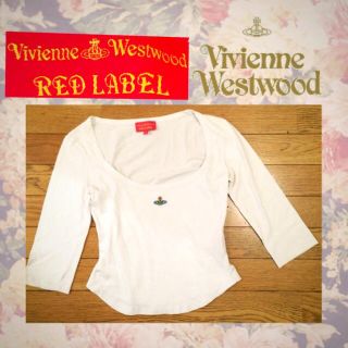 ヴィヴィアンウエストウッド(Vivienne Westwood)のヴィヴィアン♡ロゴ刺繍カットソー+.＊(カットソー(長袖/七分))