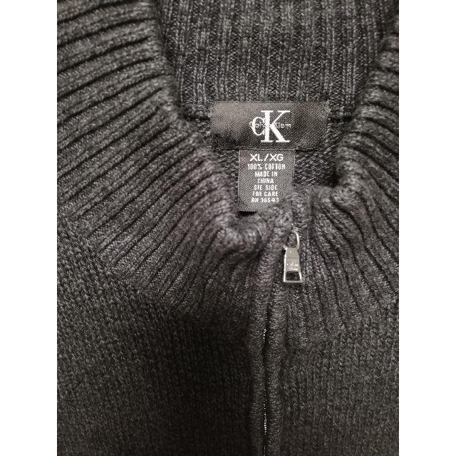 Calvin Klein(カルバンクライン)の319 未使用 CK CALVIN KLEIN ハーフジップアップニット レディースのトップス(ニット/セーター)の商品写真