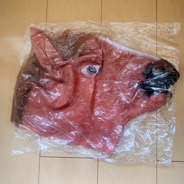 新品 送料無料✨ マスク 馬 被り物 コスプレ ハロウィン 仮装 パーティ エンタメ/ホビーのコスプレ(小道具)の商品写真