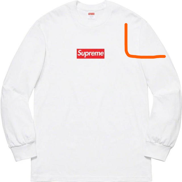 Supreme Box Logo L/S Tee LサイズWhiteSIZE