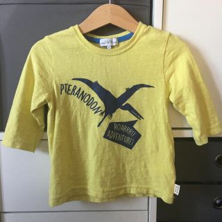 ユナイテッドアローズグリーンレーベルリラクシング(UNITED ARROWS green label relaxing)の美品！恐竜95cm七分袖Tシャツ(Tシャツ/カットソー)