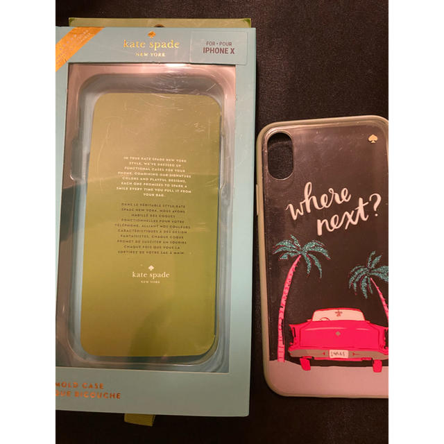 kate spade new york(ケイトスペードニューヨーク)のケイトスペード　iPhonex ケース　カバー スマホ/家電/カメラのスマホアクセサリー(iPhoneケース)の商品写真