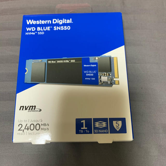 Western Digital sn550 新品　1tb