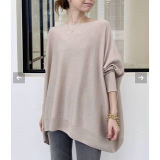 アパルトモンドゥーズィエムクラス(L'Appartement DEUXIEME CLASSE)の今期 L'Appartement B/N Volume Knit ベージュ(ニット/セーター)