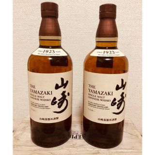 サントリー(サントリー)の【2本セット】サントリーウイスキー山崎NV　700ml（箱なし）(ウイスキー)