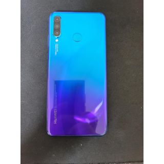 アンドロイド(ANDROID)のHUAWEI P30 lite ピーコックブルー MAR-LX2J(スマートフォン本体)