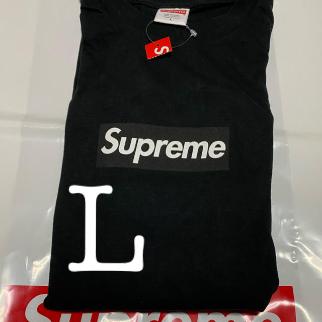 Box Logo L/S Tee 黒 Lサイズ Black ボックスロゴ - Tシャツ ...