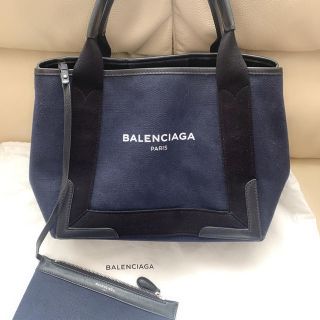 バレンシアガバッグ(BALENCIAGA BAG)のバレンシアカ　ネイビーカバスS  トートバッグ(トートバッグ)