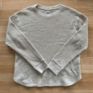 ユニクロ(UNIQLO)のワッフルクルーネックt (Tシャツ(長袖/七分))