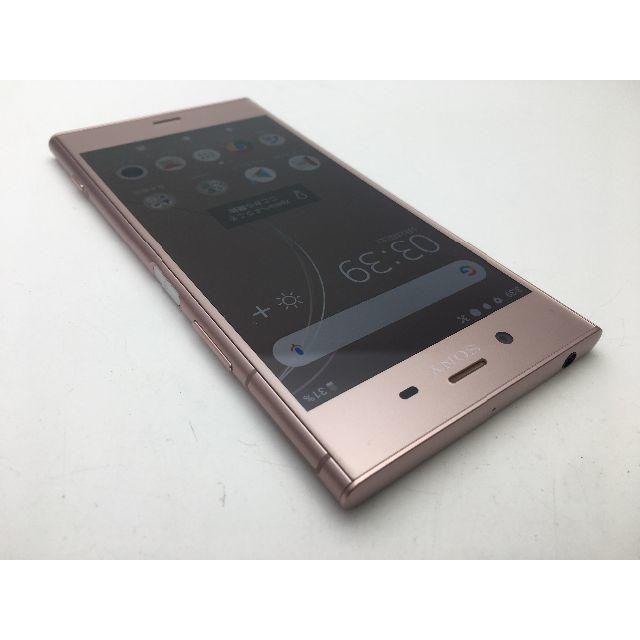 SHARP(シャープ)のSIMフリー au XPERIA XZ1 SOV36 ピンク◆美品◆343 スマホ/家電/カメラのスマートフォン/携帯電話(スマートフォン本体)の商品写真