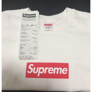 シュプリーム(Supreme)のSupreme Box Logo L/S Tee White ロンＴ(Tシャツ/カットソー(七分/長袖))