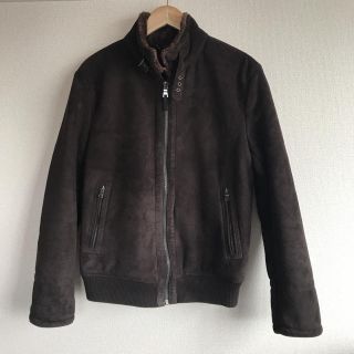 ザラ(ZARA)のZARA ザラ ボアジャケット ブラウン M(ブルゾン)