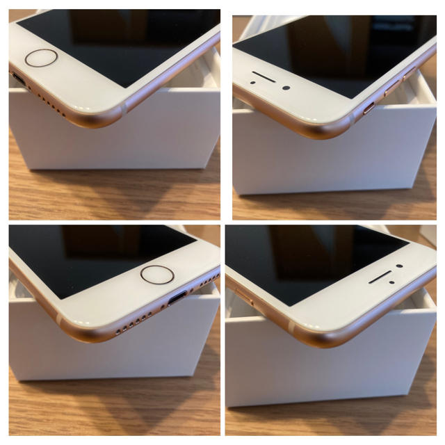 Apple(アップル)のiPhone8本体64Gゴールド　美品 スマホ/家電/カメラのスマートフォン/携帯電話(スマートフォン本体)の商品写真