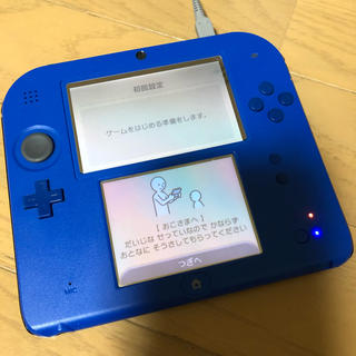 ニンテンドー2DS(ニンテンドー2DS)の任天堂2DSブルー★中古(携帯用ゲーム機本体)
