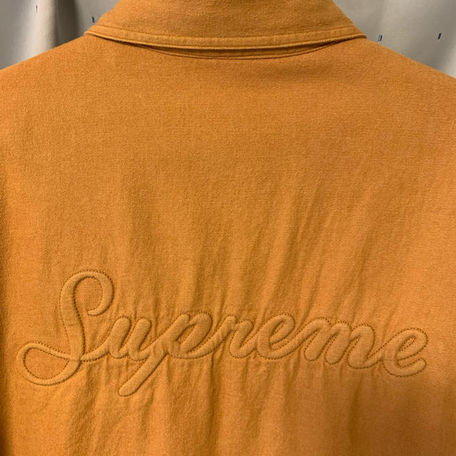 Supreme(シュプリーム)の中古Supreme18aw Sherpa Lined Denim Shirt メンズのジャケット/アウター(Gジャン/デニムジャケット)の商品写真