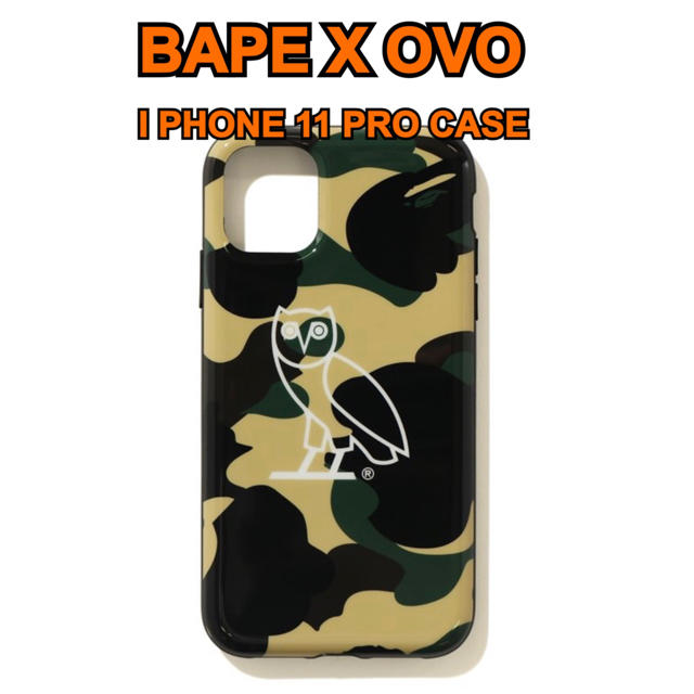 A BATHING APE(アベイシングエイプ)のBAPE X OVO 1ST CAMO I PHONE 11 PRO CASE スマホ/家電/カメラのスマホアクセサリー(iPhoneケース)の商品写真