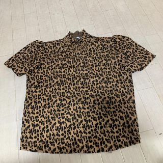 ザラ(ZARA)のZARA トップス レオパード柄(カットソー(半袖/袖なし))