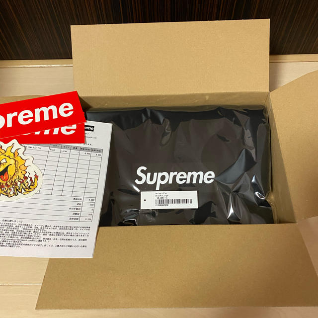 【新品/L】Supreme Box Logo L/S Tee ボックスロゴ 黒
