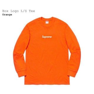 シュプリーム(Supreme)のsupreme box logo orange M(Tシャツ/カットソー(七分/長袖))