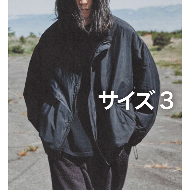 COMOLI - 【クロタイ 2 】COMOLI ナイロンショートジャケット サイズ3