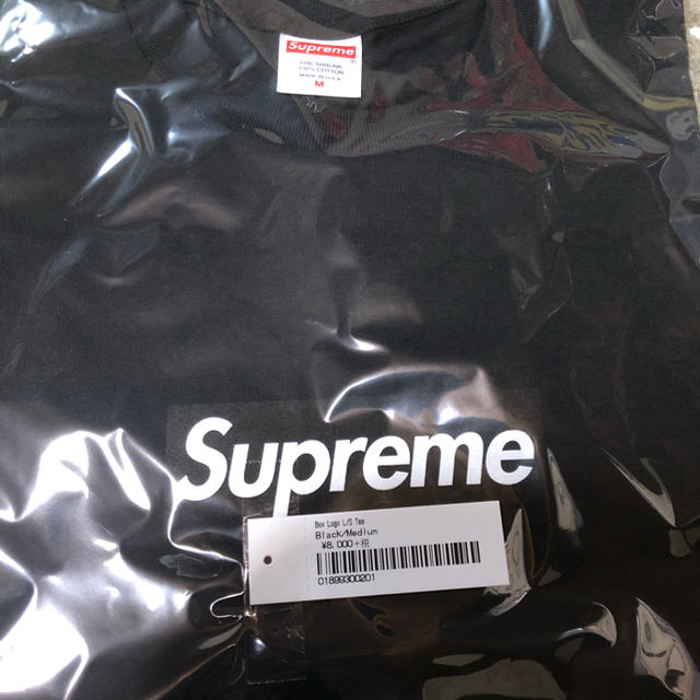 トップスsupreme Box Logo L/S Tee Mサイズ