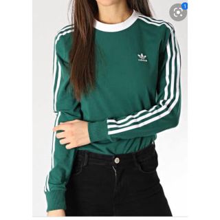 アディダス(adidas)のAdidas アディダス 3ストライプス 長袖 Tシャツ Lサイズ(Tシャツ(長袖/七分))