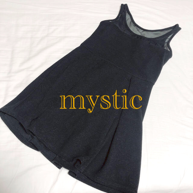 mystic(ミスティック)の【新品未使用】mystic ミスティック　ワンピース　ブラック レディースのワンピース(ひざ丈ワンピース)の商品写真