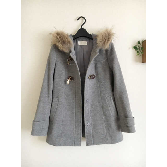 anySiS(エニィスィス)のフード ファー付き コート レディースのジャケット/アウター(ダッフルコート)の商品写真