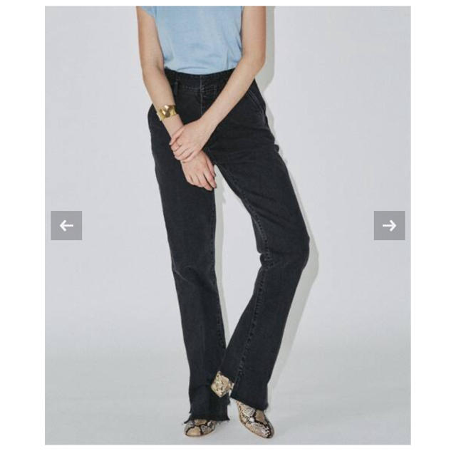 ブラックAサイズ★新品未使用★5 1/2 BEAUTY-LINE SLIT DENIM