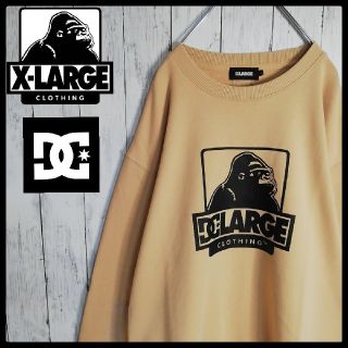 エクストララージ(XLARGE)の【激レア】【XLARGE×DCシューズ】【デカロゴ×袖ロゴ】【コラボスウェット】(スウェット)