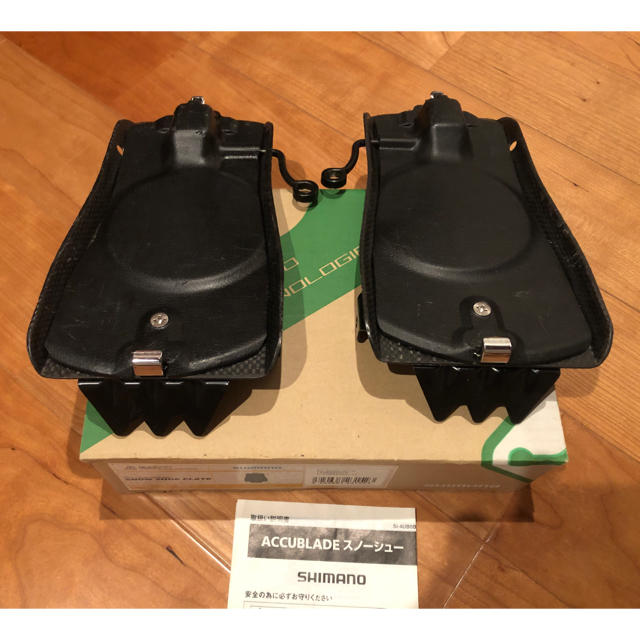 SHIMANO - 希少 shimano スノーシュー プレート accublade の SHIMANO - 希少 shimano スノーシュー プレート accublade の