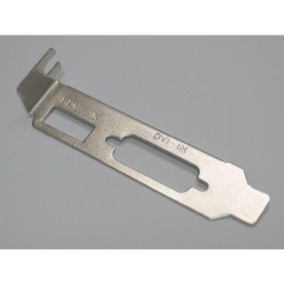 DVI/HDMI(DP)用 ロープロファイル　ブラケット(PCパーツ)