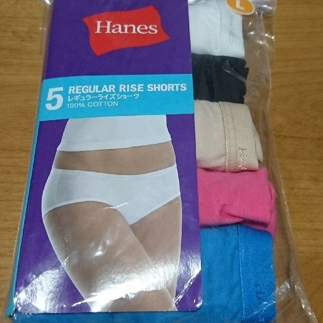 Hanes(ヘインズ)のHanesレディースショーツ５枚組 レディースの下着/アンダーウェア(ショーツ)の商品写真