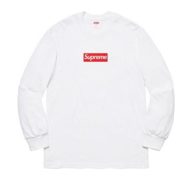 WhiteSIZESupreme Box Logo L/S Tee Lサイズ