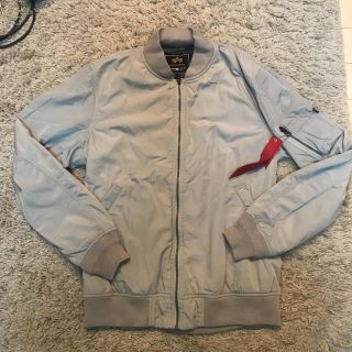 ALPHA INDUSTRIES   ナノユニバース別注 アルファ MA ブルゾン