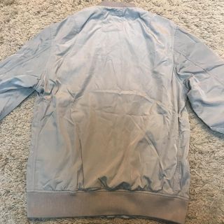 ナノユニバース別注 アルファ MA-1 ブルゾン ジャケット ライドグレー