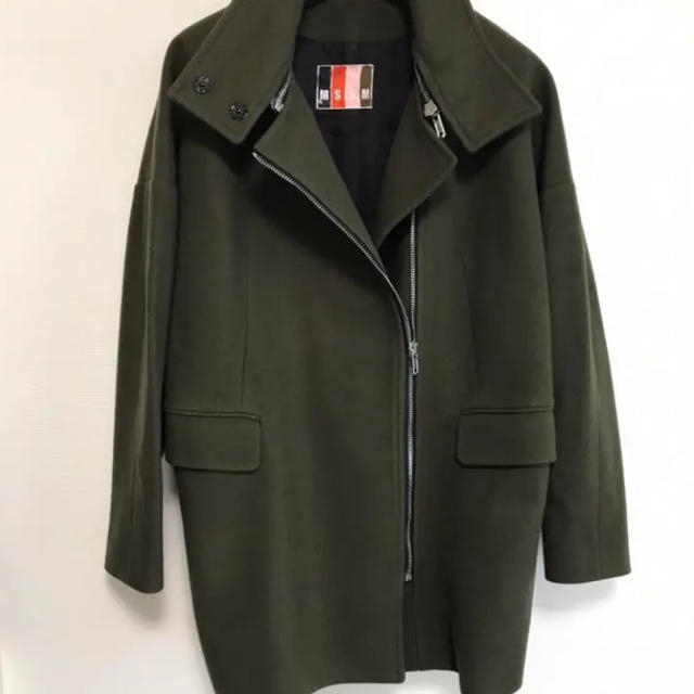 美品☆2013AW MSGM 3wayチェスターコート カーキ 1