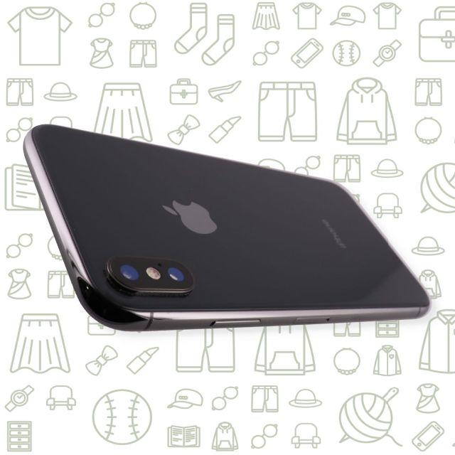 Apple(アップル)の【C】iPhoneX/64/SIMフリー スマホ/家電/カメラのスマートフォン/携帯電話(スマートフォン本体)の商品写真