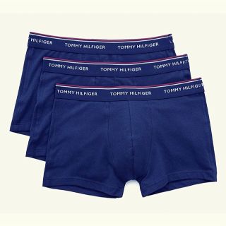 トミーヒルフィガー(TOMMY HILFIGER)の【週末値引き】TOMMY HILFIGER ボクサーパンツ 紺 S 3枚(ボクサーパンツ)