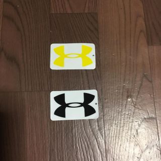 アンダーアーマー(UNDER ARMOUR)のアンダーアーマー 非売品 ステッカー シール イエロー ブラック(応援グッズ)