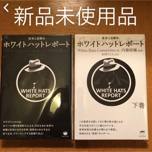 新しいスタイル ホワイトハットレポート 真実と目醒め 上下 セット