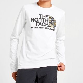 ザノースフェイス(THE NORTH FACE)のノースフェイス カモフラージュロゴ ロンT メンズS〜M相当 長袖(Tシャツ/カットソー(七分/長袖))