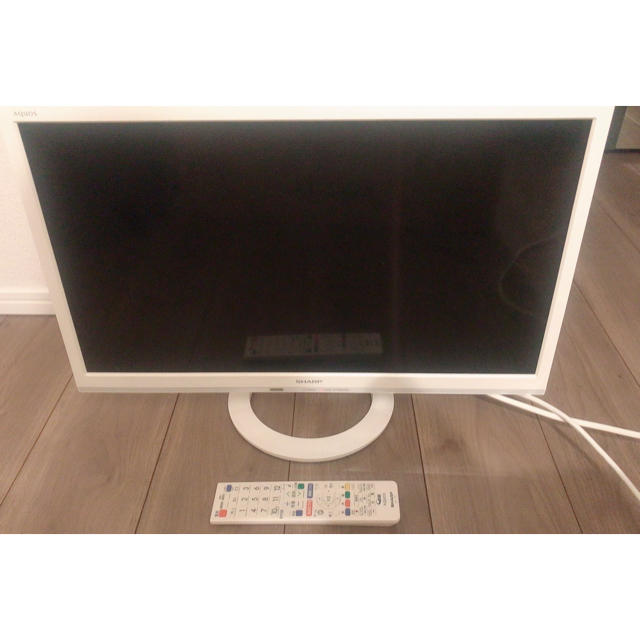 AQUOS 24V型 テレビ ホワイト - テレビ