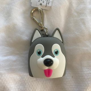 バスアンドボディーワークス(Bath & Body Works)のロキラリ様専用Bath&BodyWorks ホルダー　2個ハスキー犬風ホルダー(キーホルダー)