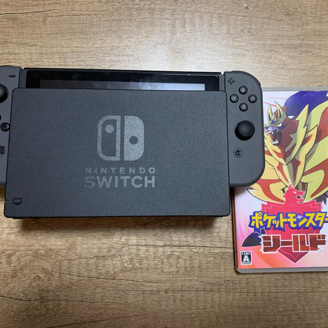 Nintendo Switch グレー、ポケットモンスターシールド