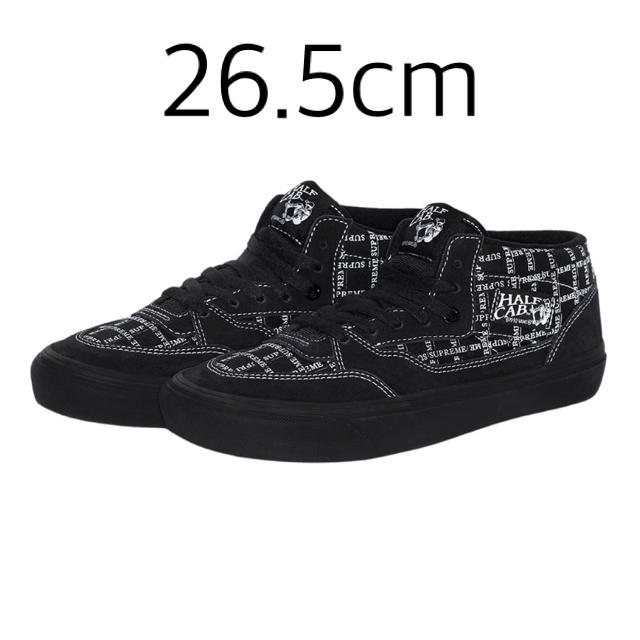 Supreme Vans Half Cab Pro black 26.5cm