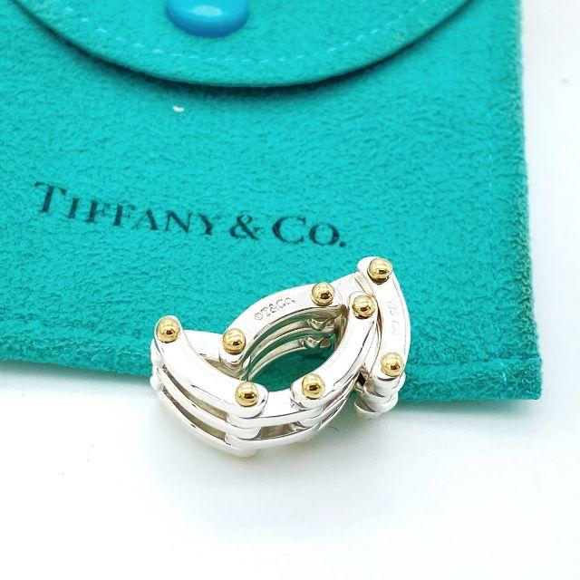 Tiffany & Co.(ティファニー)の希少 未使用 ティファニー コンビ チェーン ゲート リング MJ36 レディースのアクセサリー(リング(指輪))の商品写真