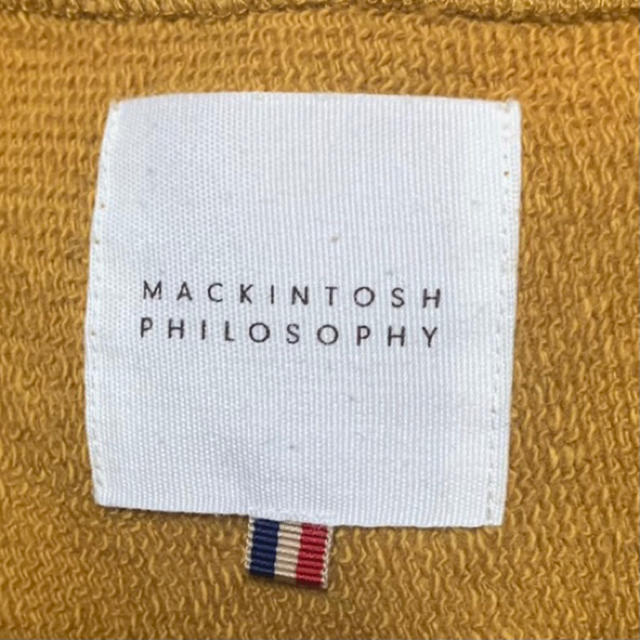 MACKINTOSH PHILOSOPHY(マッキントッシュフィロソフィー)の90s 古着 マッキントッシュフィロソフィー スウェット マスタード メンズのトップス(スウェット)の商品写真